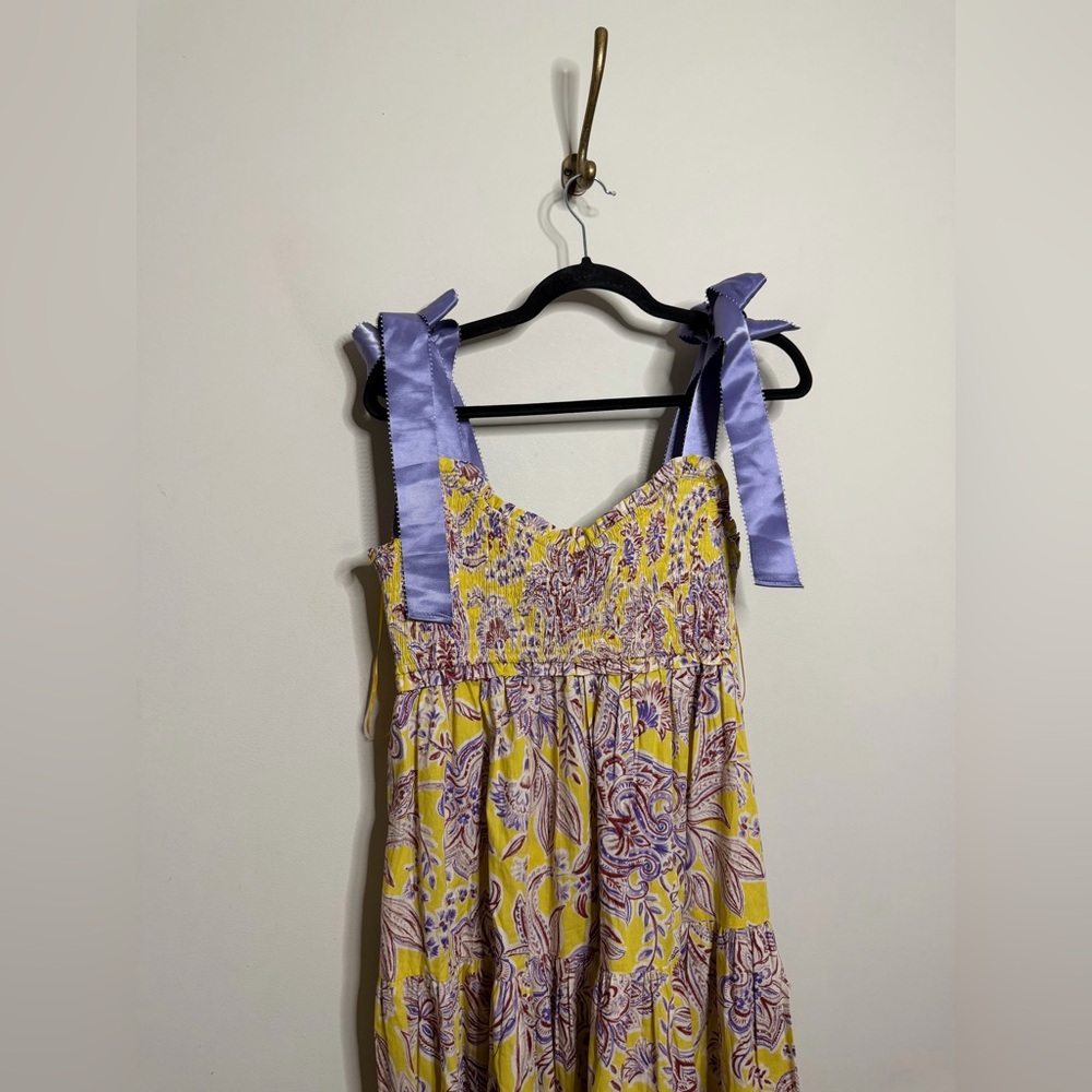 Petal & Pup Marigold Smocked Maxi Sundress - Picture 5 of 7
